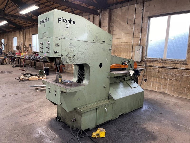 140 TON PIRANHA model P11-140 HYDRAULIC IRONWORKER : STOCK #77765