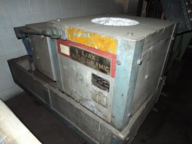AJAX MODEL MFL-50T LIFT COIL AND BED FOR #100 CRUCIBLE S/N M4S72OA  VOLTS 1250 PH 1  AMPS 1030  3KHZ