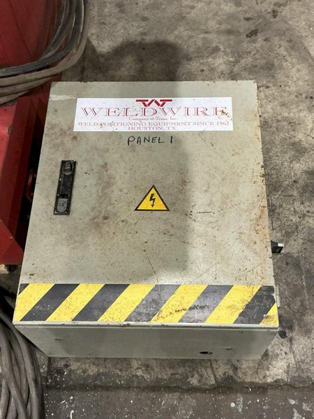 300 TON X 120" DIAMETER WELDWIRE MODEL #CAS-150 TRACK MOUNTED POWERED TANK TURNING ROLLS, 1 DRIVE &amp; 3 IDLERS: YOBRO #25736