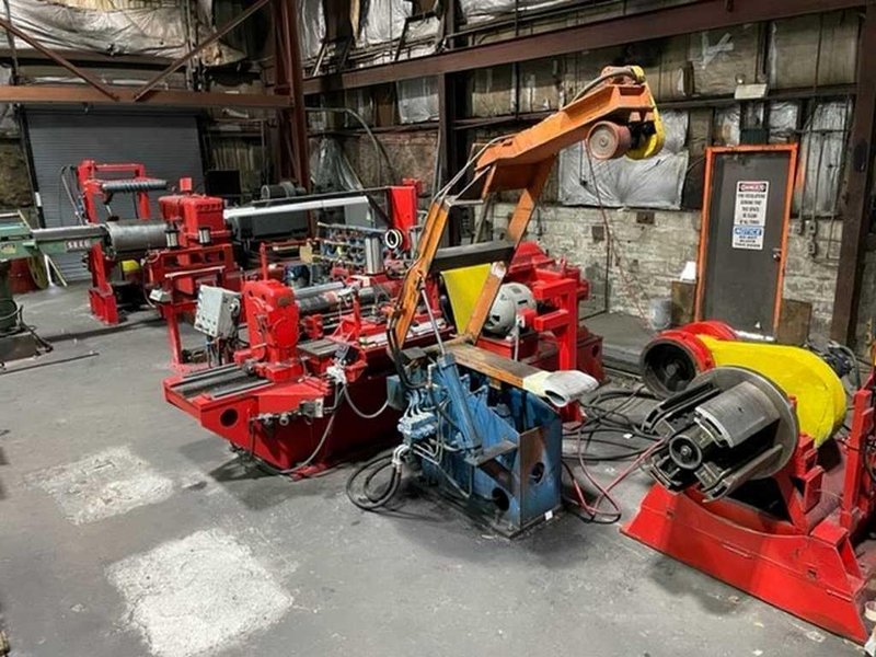 24" x 4.50" x 10,000# Seco Slitting Line STOCK# 4247