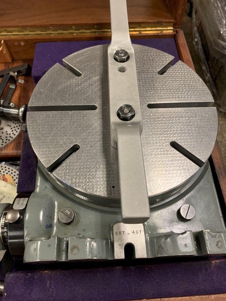 11&quot; Moore Precision Horizontal / Vertical Manual Rotary Table, S/N SRT-461.