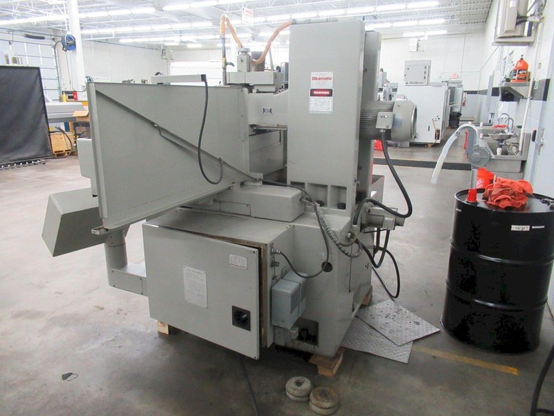 Okamoto ACC-124DX 3-Axis Automatic Horizontal Surface Grinder, 12&quot; x 24&quot; Operation, Electromagnetic Chuck, Downfeed Digital Readout