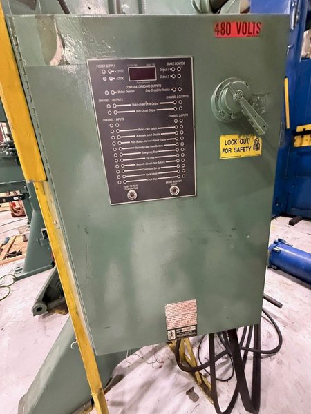 75 ton Minster #7D-SS Die-Namic Mechanical Metal Stamping OBI Single Crank Press For Sale, Year 1983