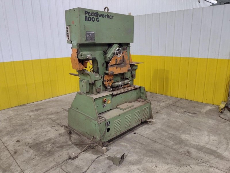 110 TON PEDDINGHAUS &quot;PEDDIWORKER&quot; 1100G HYDRAULIC IRONWORKER: STOCK #22724