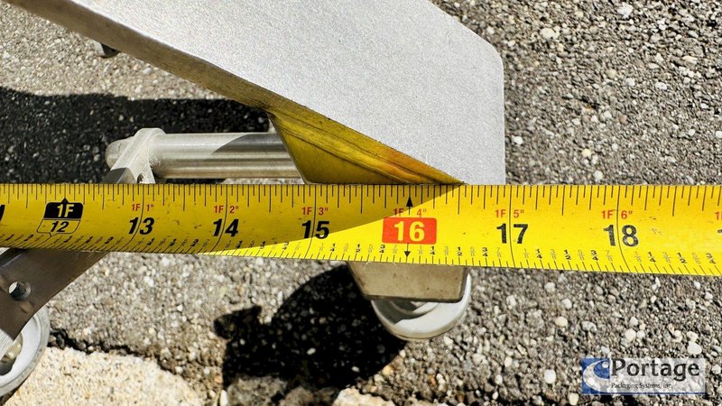 Dorner 7200 Series Sanitary  S.S. Conveyor  |  6” x 72" Up Conveyor with VFD Control