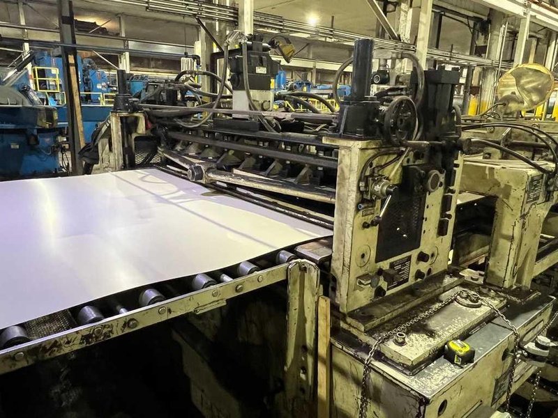 72" x 0.135" x 40,000# B &amp; K Cut To Length Line