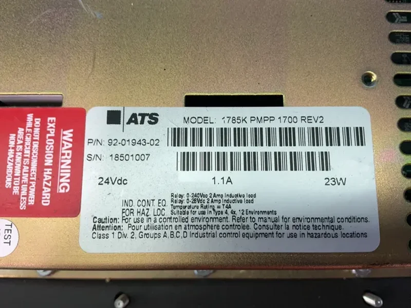 ATS PANEL   -  1785K  PMPP  1700 REV2