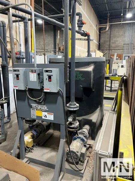 25 TON TEMPTEK MODEL MW25C WATER COOLED CHILLER MFG 2021