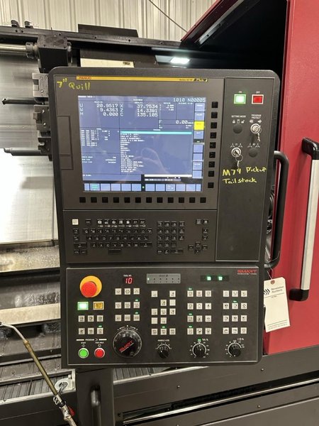 Smart NL6000LM CNC Lathe, 2023 – 24″ Chuck, Live Tooling, Steady Rest, Box Ways