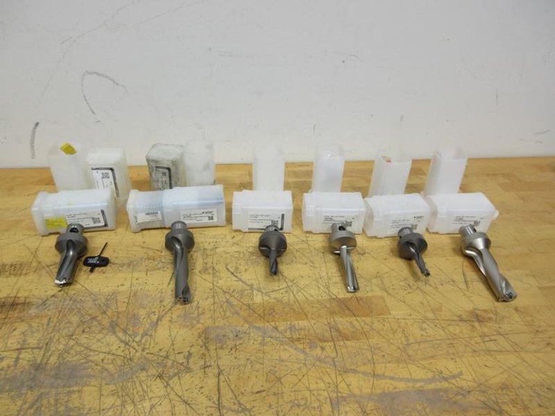 Komet ABS50 Inserted Drill Bodies (8pcs),  .562" - 1.161", ***NIB***- Auction Item