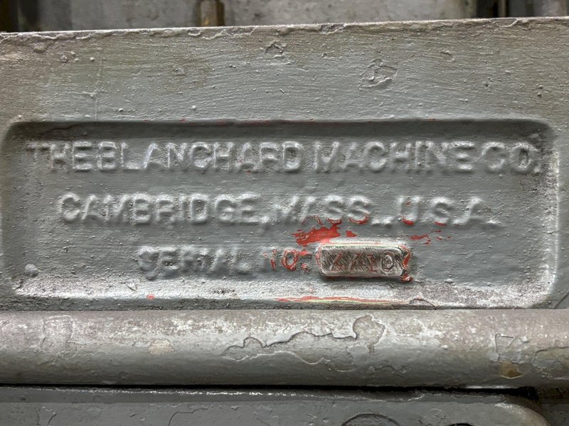 30" BLANCHARD MODEL #18 ROTARY SURFACE GRINDER: STOCK #23666