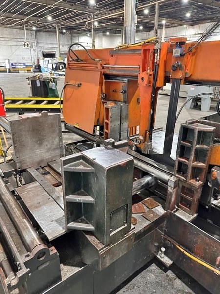 22” x 30” Cosen NC Twin Post Fully Automatic Model C-7656NC Horizontal Band Saw