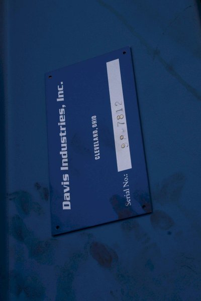 DAVIS INCLINED CHIP CONVEYOR: STOCK #76349