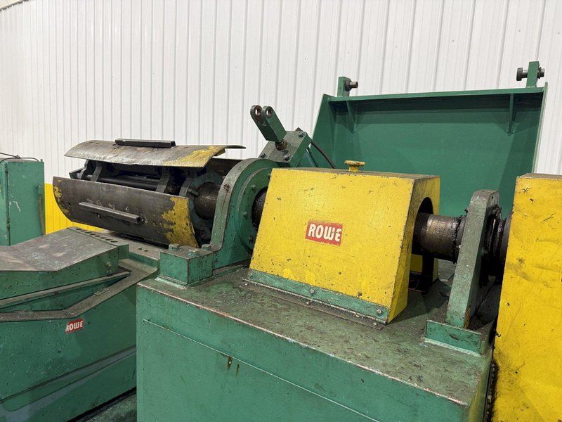 10,000 LBS X 24" X .105" ROWE ENTRY SERVO FEED LINE, COIL CAR, REEL, STRAIGHTENER, INDRAMAT SERVO FEED: YOBRO #24518
