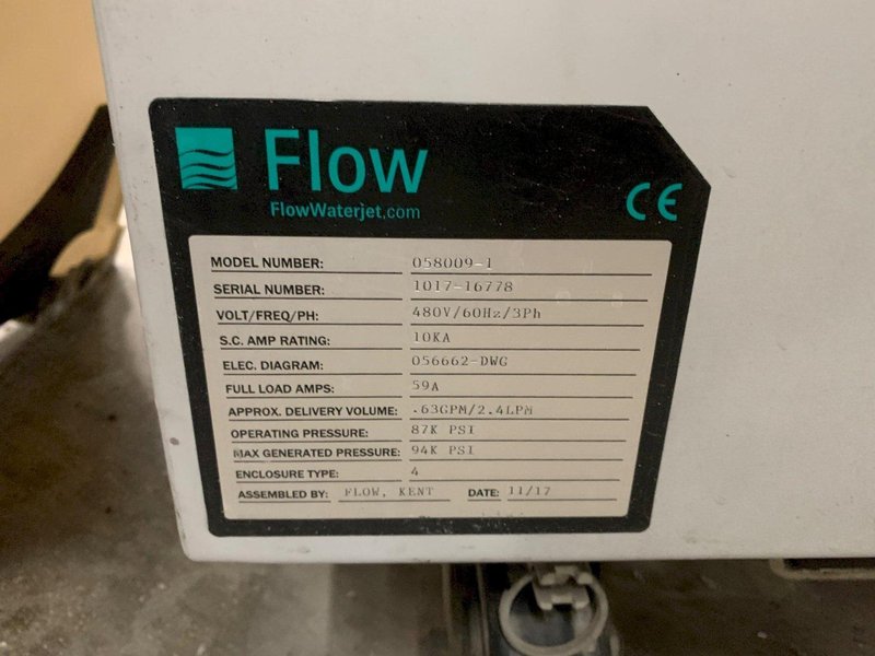 2017 FLOW MACH 500 4020XD Waterjet Cutters