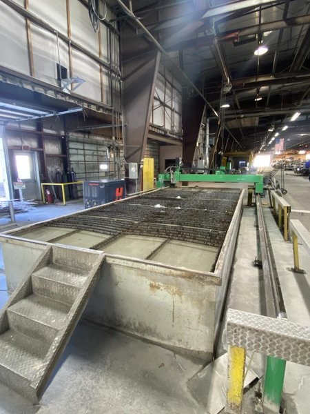 8’x22′ Hornet ProStar Plasma Table CNC Hypertherm HPR260XD, 2013 – Water Table
