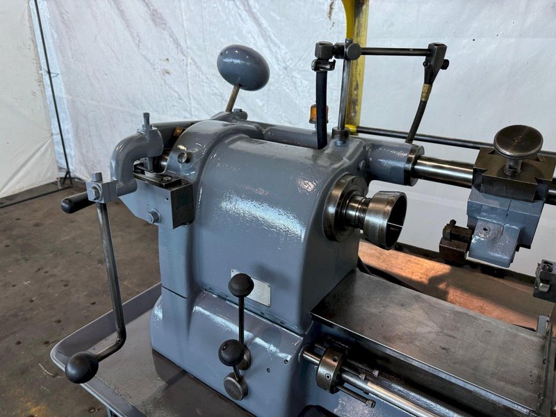 11" X 18" HARDINGE HC TURRET LATHE. STOCK # 0895424