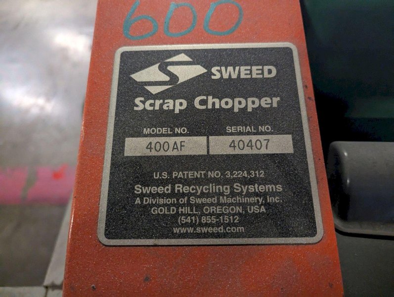 SWEED MODEL 400AF SCRAP CHOPPER: STOCK #77288