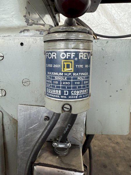 6" X 12" HAMMOND SURFACE GRINDER. STOCK # 0339925