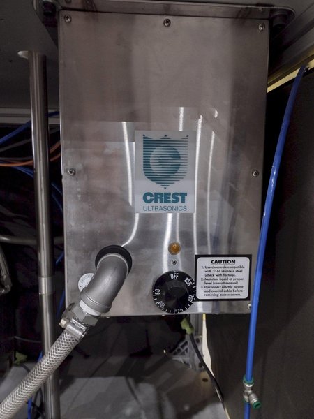 KRC (KENTUCKY REBUILD) TEST STAND WITH CREST ULTRASONIC POWER SUPPLY: STOCK #20594