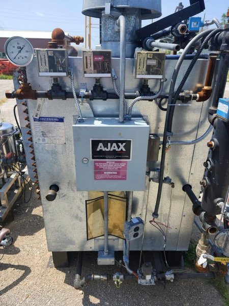 10 HP Ajax SRNG-10 High Pressure Steam Boiler – Includes Reverse Osmosis Filtration System