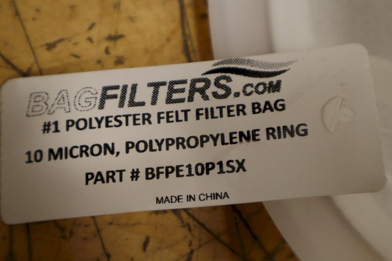 Filter Bags, 2 Boxes, 1 Box of Approx (20) BagFilters.com #1 Polyester 10 Micron #BFPE10P1SX, 1 Box Approx (50) PES 10 -P1SH- Auction Item