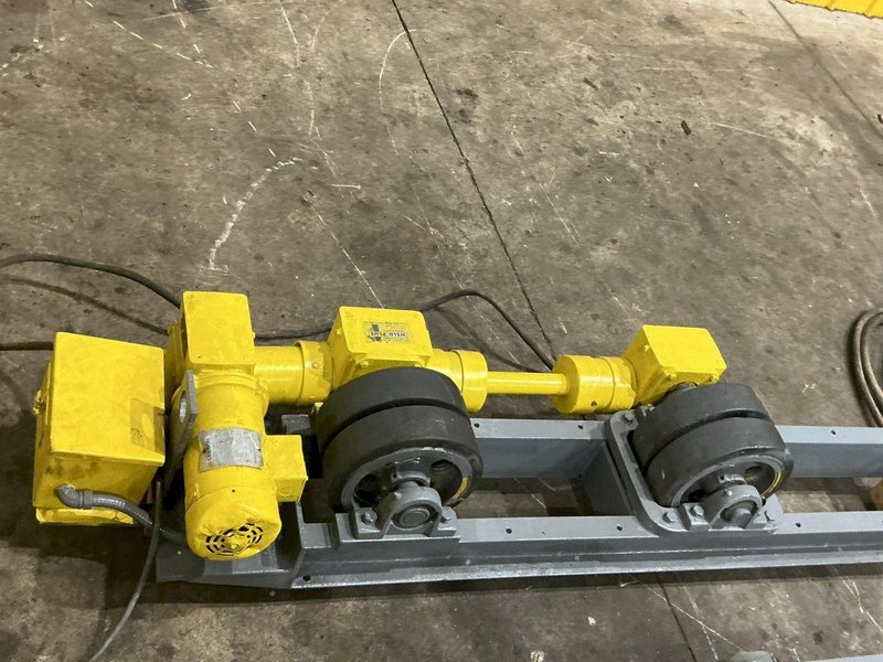 6,000 LBS WEBB MODEL #T6 TANK TURNING ROLLS, 1 DRIVE &amp; 1 IDLER ROLL: YOBRO #25072