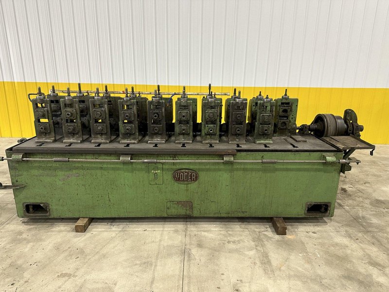10 STAND X 1.5&quot; YODER MODEL #M1-1/2 ROLLFORMER 8&quot; ROLL SPACE: STOCK #20523