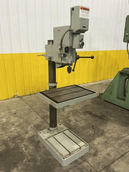 25" SOLBERGA GEARED HEAD SINGLE SPINDLE DRILL PRESS: YOBRO #25985