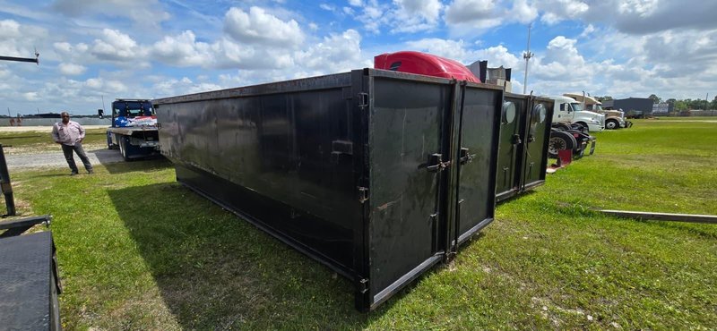 Texas Pride 30 Yard Roll-Off Open Top Containers, 2021  – 20′ Heavy-Duty Steel Cans, Double Barn Doors (3)