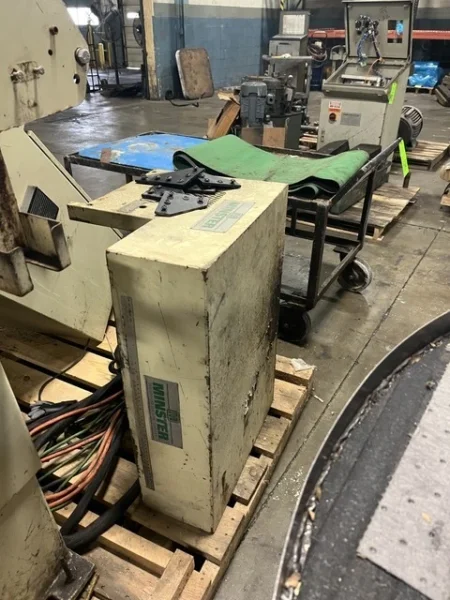 MINSTER 20" CABINET MOUNTED SERVO FEEDER, S/N 18-51434, STOCK# 14223J