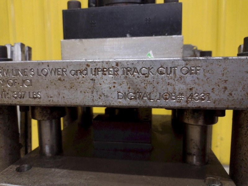 4-POST HYDRAULIC PRESS - ROLLFORMER CUTOFF PRESS: YOBRO #25562