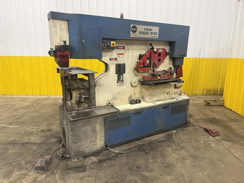 110 TON MUBEA MODEL #HIW 1000/610 HYDRAULIC IRONWORKER: YOBRO #25673