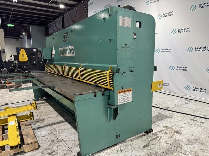 10′ X 1/4″ Piranha Model M1/4-10 Hydraulic Shear