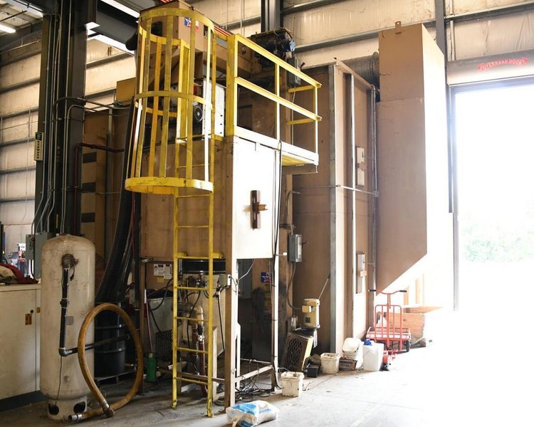ABS Blast Room &amp; GFS Paint Booth Package, 2019 – 16’W x 14’H x 18’D Blast Booth, Complete Finishing System