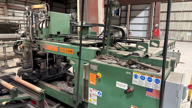 2008 Peddinghaus PCD1100 Beam Drilling &amp; Cutting Line (#5635)