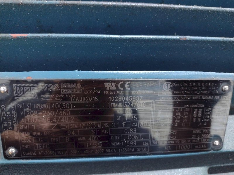 200 TON AMD 4-POST TIE-ROD FRAME HEAVY DUTY HYDRAULIC PRESS &amp; MULTI-PRESSURE HYDRAULIC UNIT: STOCK #19452