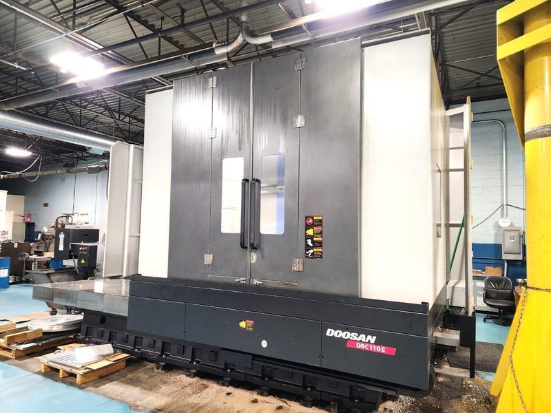 4.33&quot; Doosan DBC-110 CNC Table Type Horizontal Boring Mill