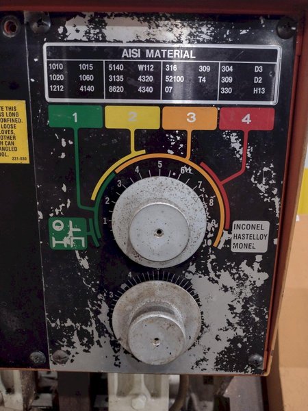 12" X 12" KALAMAZOO MODEL #KC12AX AUTOMATIC HORIZONTAL BANDSAW: STOCK #18795