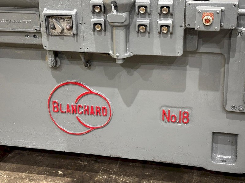 36" X 25 HP BLANCHARD MODEL #18-36 ROTARY SURFACE GRINDER: STOCK 23377