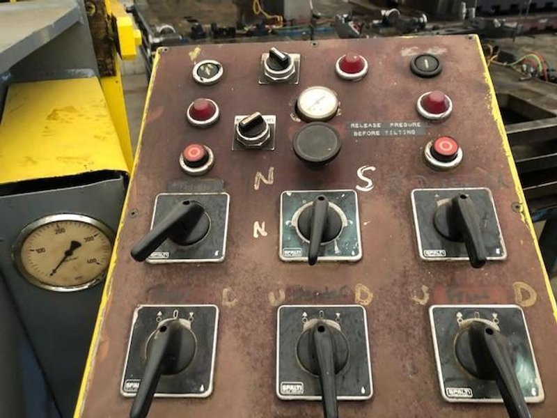 10' X 1/2" HAEUSLER 4 ROLL DOUBLE INITIAL PINCH PLATE ROLL STOCK# 2249