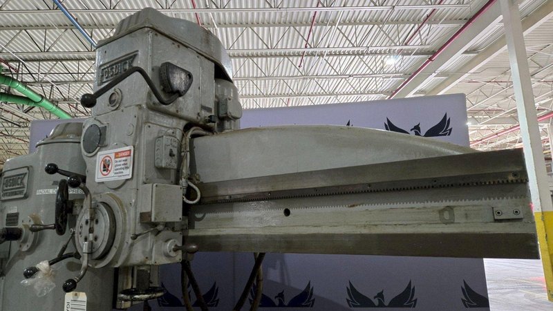 FOSDICK SENSITIVE 4FT RADIAL ARM DRILL 3HP 225V  USED