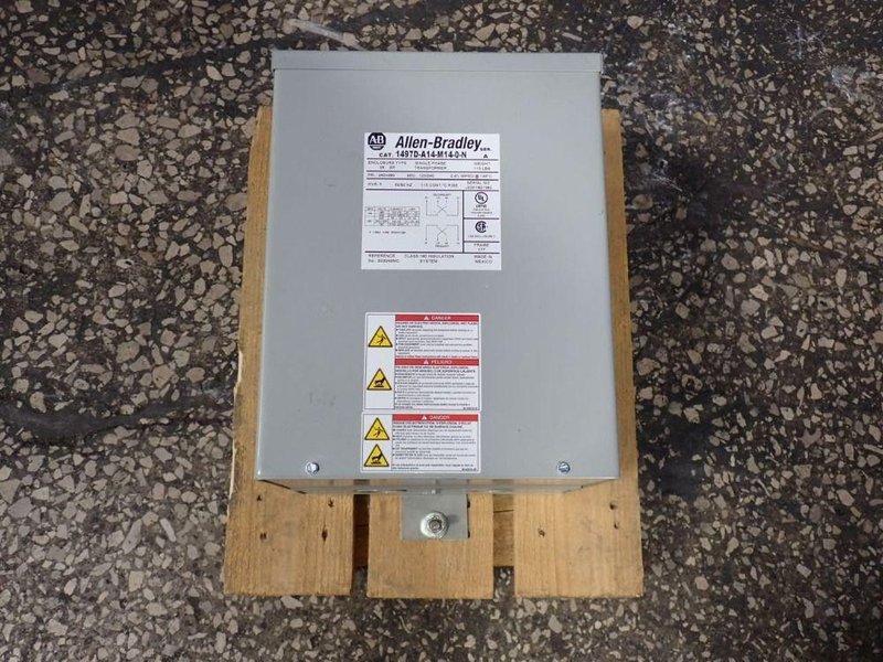 ALLEN BRADLEY 3 KVA TRANSFORMER  -  1497D-A14-M14-0-N