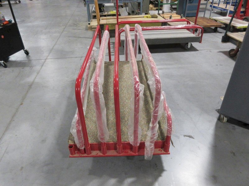 Rolling Panel Cart with Adjustable Dividers- Auction Item