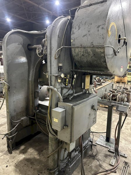 100 TON ROUSSELLE MODEL #10K60 GAP FRAME STAMPING PRESS 6&quot; STROKE: STOCK #23649