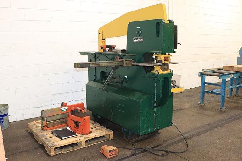 90 TON SCOTCHMAN HYDRAULIC IRONWORKER, MODEL: 9012-24M