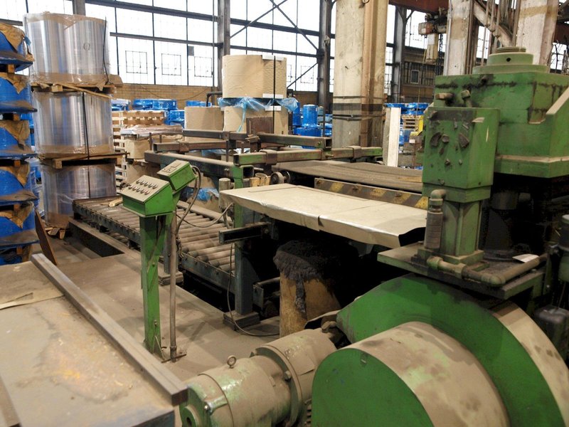 25,000 LB x 36&quot; WIDE x .040&quot; GAUGE PAXSON/LITTELL CUT-TO-LENGTH LINE. STOCK #0741022.