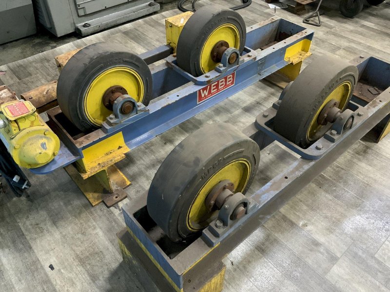 12,000 LB. WEB MODEL S165 TANK TURNING ROLL SET: STOCK #80910