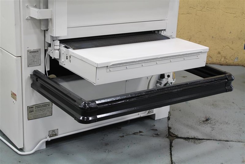 36" AEM BELT GRINDER AND DEBURRING MACHINE: STOCK #70463