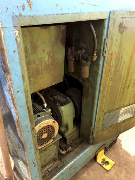 10,000 LB X 40&quot; AMERICAN STEEL LINE MOTORIZED COIL REEL UNCOILER STOCK #3185